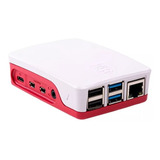 Carcasa Raspberry Pi 4b Oficial Blanco Rojo