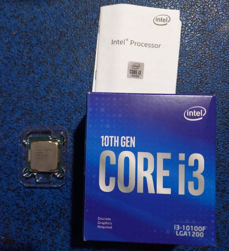 Procesador Intel Core I3-10100f 4 Núcleos 4.3ghz 