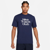 Remera Para Hombre Nike Dri-fit Track Club Azul