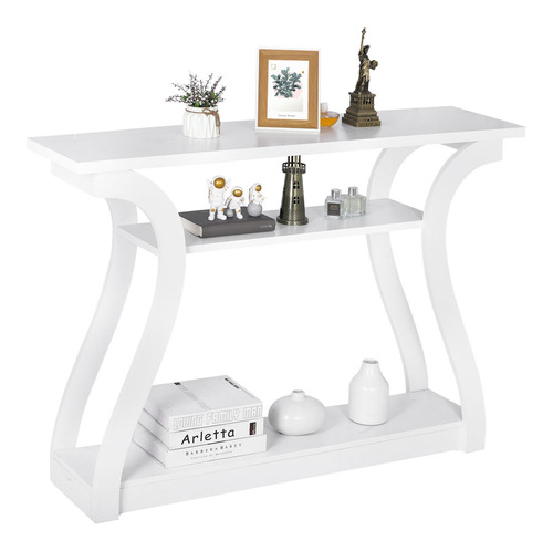 Mesa De Consola Segawe De 47'' Decorativa Para Sala Color