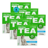 Coleira Antipulgas König Tea 327  - Gatos - 6 Unidades