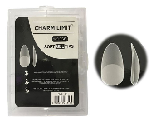 Tips Para Soft Gel Y Press On Charm Limit X120 Pre Limadas