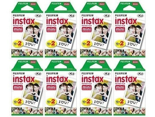 Mini Película Instantánea Instax (8 Paquetes Gemelos, 1...