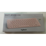 Teclado Inalambrico Bluetooth Logitech K380 Qwerty Rosado