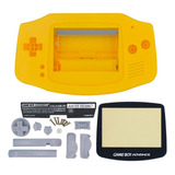 Carcasa Para Game Boy Advance (gba) Color Solido Amarillo