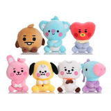 7 Piezas De Kpop Bts. Muñeca De Peluche Bt21 Para Regalo Par