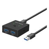 Selector De Conmutadores Usb 3.0, Conmutador Kvm, 2 Entradas