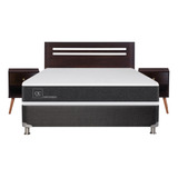 Cama Americana 2 Plazas Cic New Ortopedic + Set Munich  