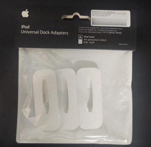 Adaptador De Dock Apple Mb568g/a P/ iPod Nano 4ª Geração (ví