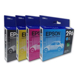 Epson 4 Pack Cartuchos Tinta T296 4 Ml Color Negro, Cian, Ma