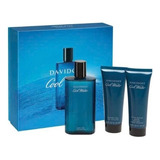 Perfume Davidoff Cool Water Men Edt 125ml Set 3 Pzas