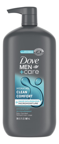 Dove Men+care Comfort Jabón Hidratante Para Cuerpo 30oz