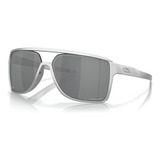 Óculos De Sol Oakley Castel X-silver Prizm Black - Prata