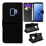 Capa Carteira + Pelic Ceramica Fosca 9d Para Galaxy S9 G960