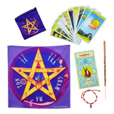 Tarot Rider Waite + Paño C/bolsita + Sahumerio + Pulsera 