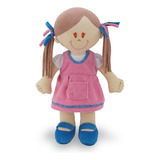 Boneca De Pelúcia Plush 44cm - Rosa