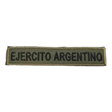 Escudo Parche Bordado Tira De Ejercito Argentino Militar