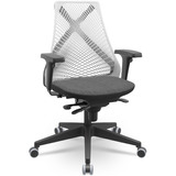 Cadeira Bix Plaxmetal Tela Branca T57 Com 5 Anos De Garantia