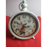 Reloj Retro Vintage Deco Pared Y Mesa París 