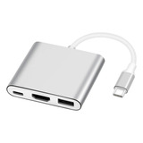 Adaptador Usb C A Hdmi 4k Con Usb Carga Thunderbolt Macboook