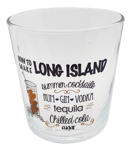 Copo Long Island Drink Old Fashion De Whisky Presente 330ml 