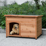 Casa De Madera Para Perros Takuka, Resistente Al Agua, Ideal