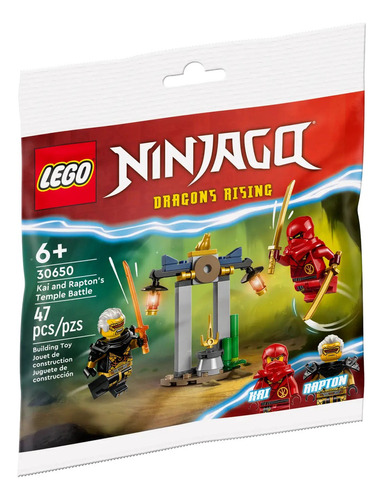 Lego Ninjago Batalla En El Templo Entre Kai Y Rapton 30650 Cantidad De Piezas 47