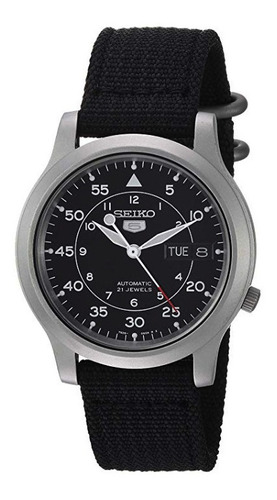 Relógio Analógico Automático De Aço Inoxidável Seiko Snk809