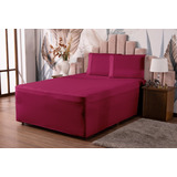 Capa Luva Box Para Cama Casal Queen Pink Promoção