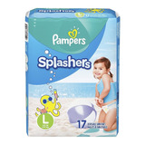 Pañales Splashers Para Alberca Pampers Talla Grande 17 Pzs