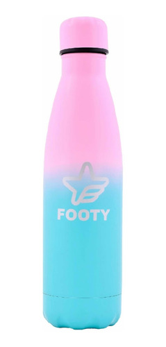 Footy Botella Termica 500ml Doble Pared De Acero Inoxidable