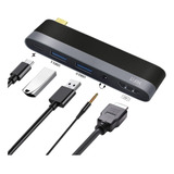 Hifit Hub Usb C, Adaptador Multipuerto Tipo C 5 En 1 Con Hdm