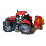 Tractor A Escala Con Segadora Farm World Largo Aprox 50cm