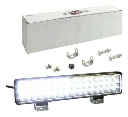 Neblinero Barra Luz Led Blanco Frío Estrobo Universal 12-24v