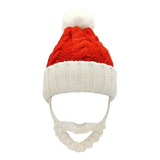 Gorro De Papá Noel Con Disfraz De Barba Gorro De Punto De