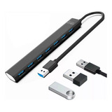 Usb3.0hub Concentrador De 7 Puertos Velocidad De 5 Gbps