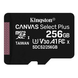 Memoria Microsd Kingston Canvas Select Plus 256gb 100mb/s