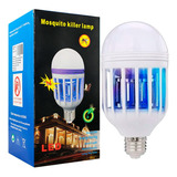 Pack 2 Foco Led 15w Luz Blanca Ultravioleta Matamosquitos