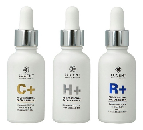 Kit Serums Vital Resveratrol + Hialuronico + Vit C Antiage