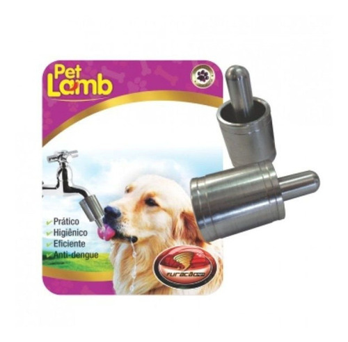 Bebedouro Automatico Para Cães Pet Lamb Furacao Pet Aluminio