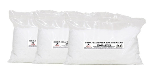 Matéria Prima Para Fabricação Sabão Soda Saco De 1kg