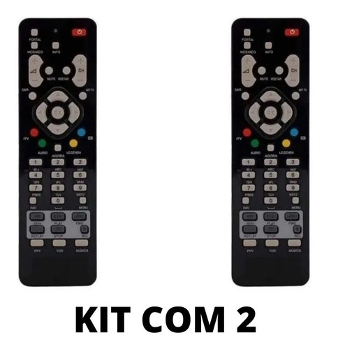 Controle Remoto Net Digital Todos Os Modelos - Kit Com 2