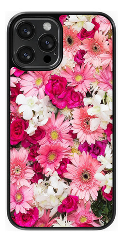 Funda Compatible Con Huawei De Mosaico Flores Rosas #9