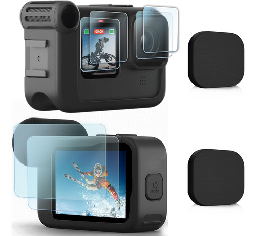 Fitstill [8 Piezas] Protector De Pantalla Para Go Pro Hero 1