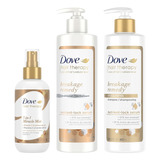 Dove Hair Therapy Champú, Acondicionador Y Laca 7 En 1 Remed