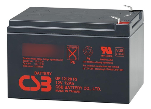 Bateria Ups Apc - Sellada 12v-12ah Marca Csb Premium