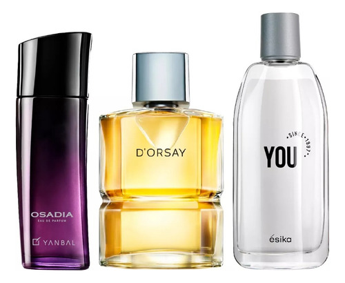 Set X 3 Perfume Dorsay + Osadia - mL a $202730