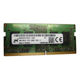 Memoria Ram Micron 4gb 1rx16 Pc4-2666v-sc0-11 Ddr4 Sodimm 