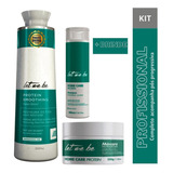 Kit Progressiva + Shampoo E Mascara Pós-progressiva Let Me B