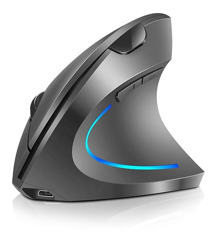 Mouse Vertical Inalambrico Ergonomico Recargable 6 Botones